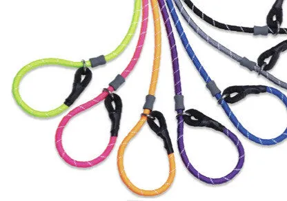 A-K9 | Dog Lead | Neon Rope Slip & Figure of 8 Duo