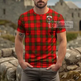 Adair Tartan Cotton T-Shirt with Family Crest