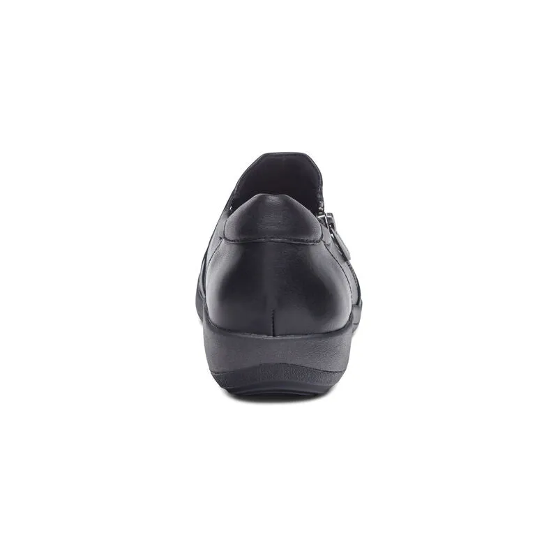 Aetrex Women's Katie Side Zip Slip-On - Black