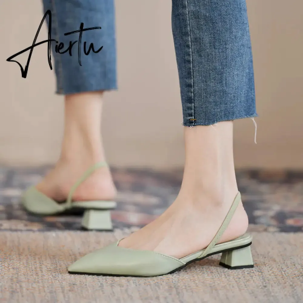 Aiertu  Women Flats Pointed Toe Lady Flat Heel Shoes Slip on Loafers Office Lady Elegant Shoes Soft Sole Comfortable Big Size 43