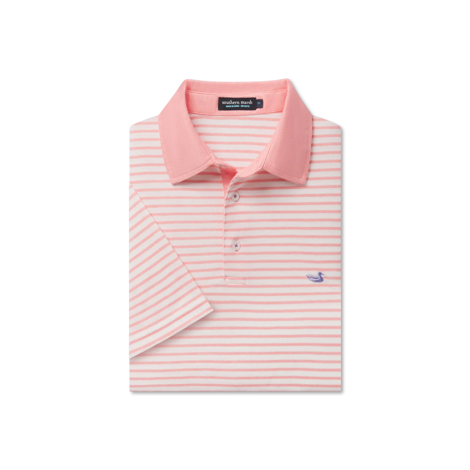 Albany Flats Stripe Polo