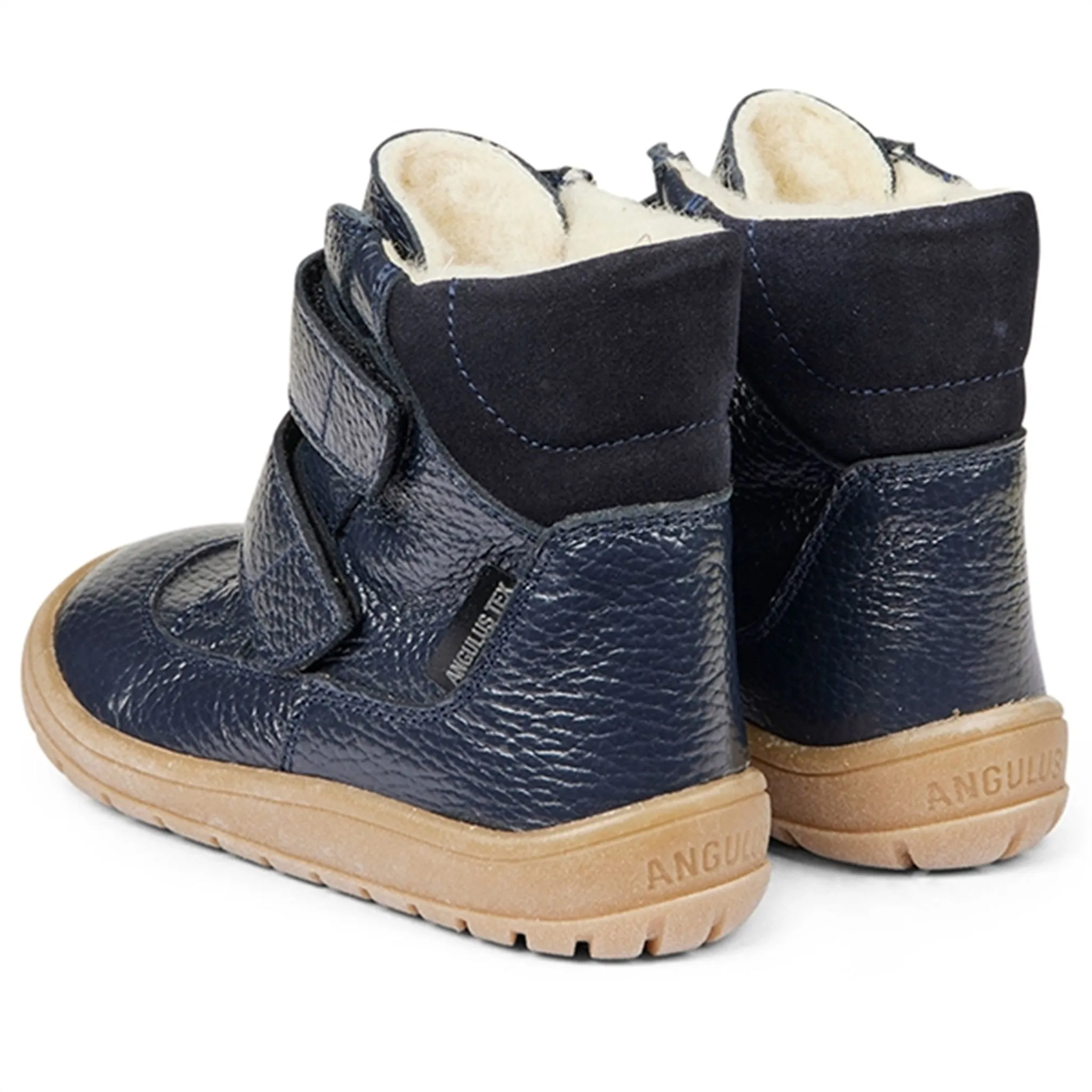 Angulus Tex-Boots With Velcro Navy/Navy