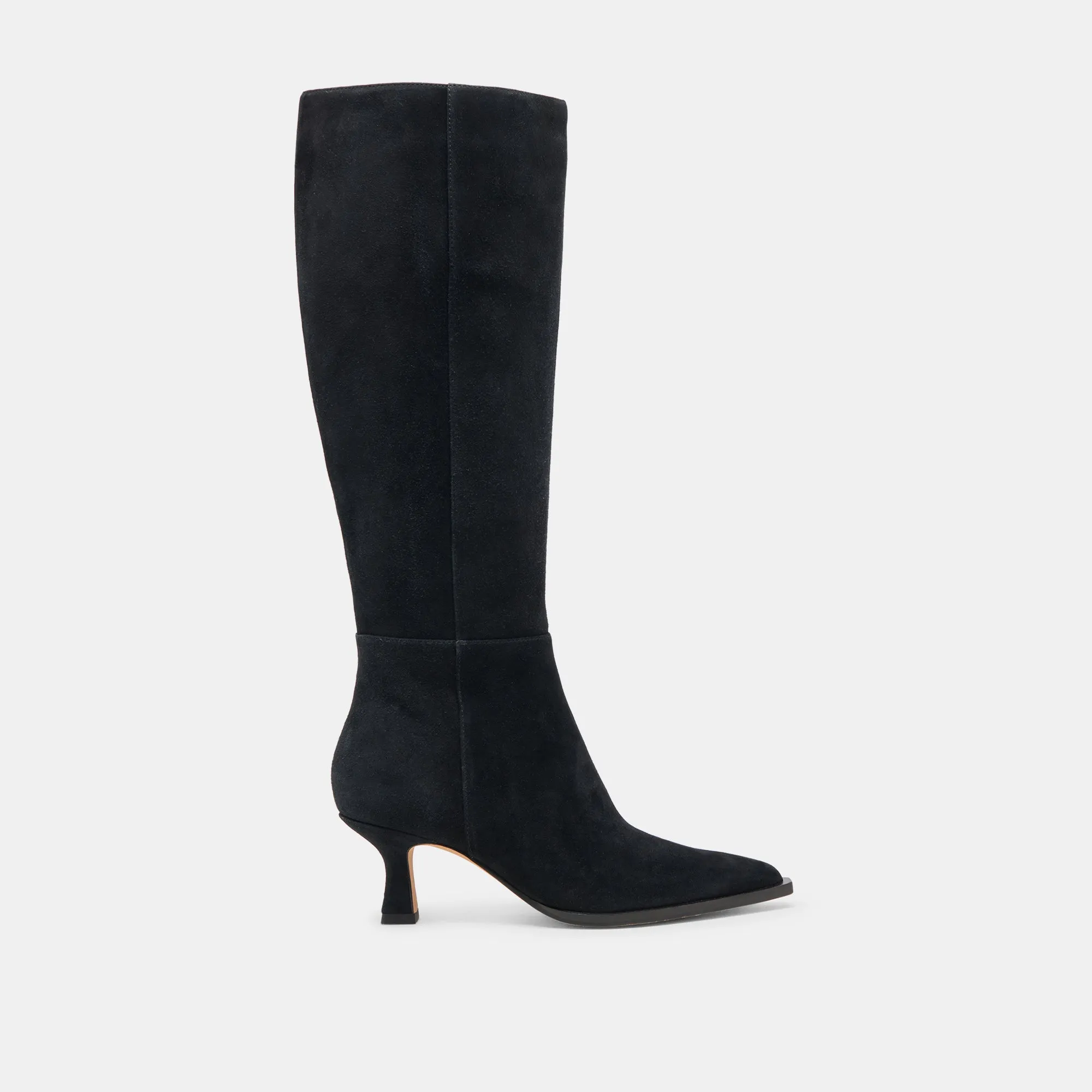 AUGGIE WIDE CALF BOOTS ONYX SUEDE