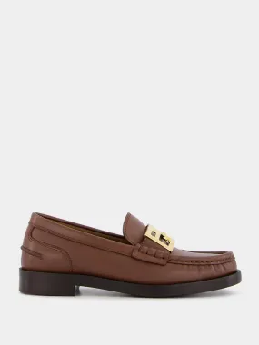 Baguette Leather Loafers