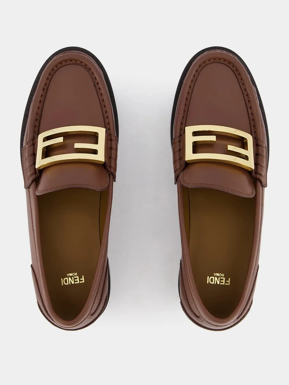 Baguette Leather Loafers