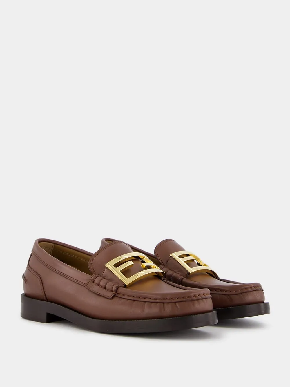 Baguette Leather Loafers