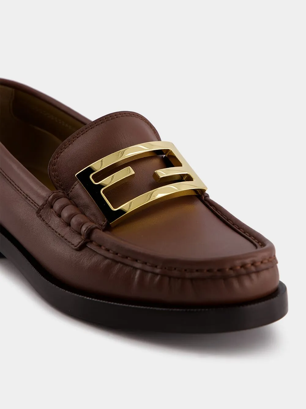 Baguette Leather Loafers