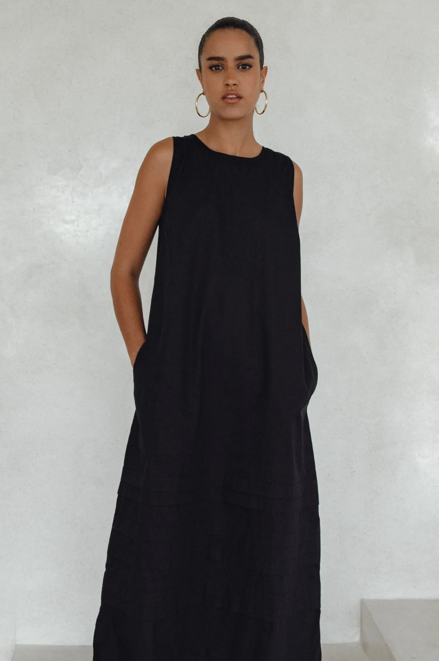 Beloved Cara Slip on Cotton Maxi Dress