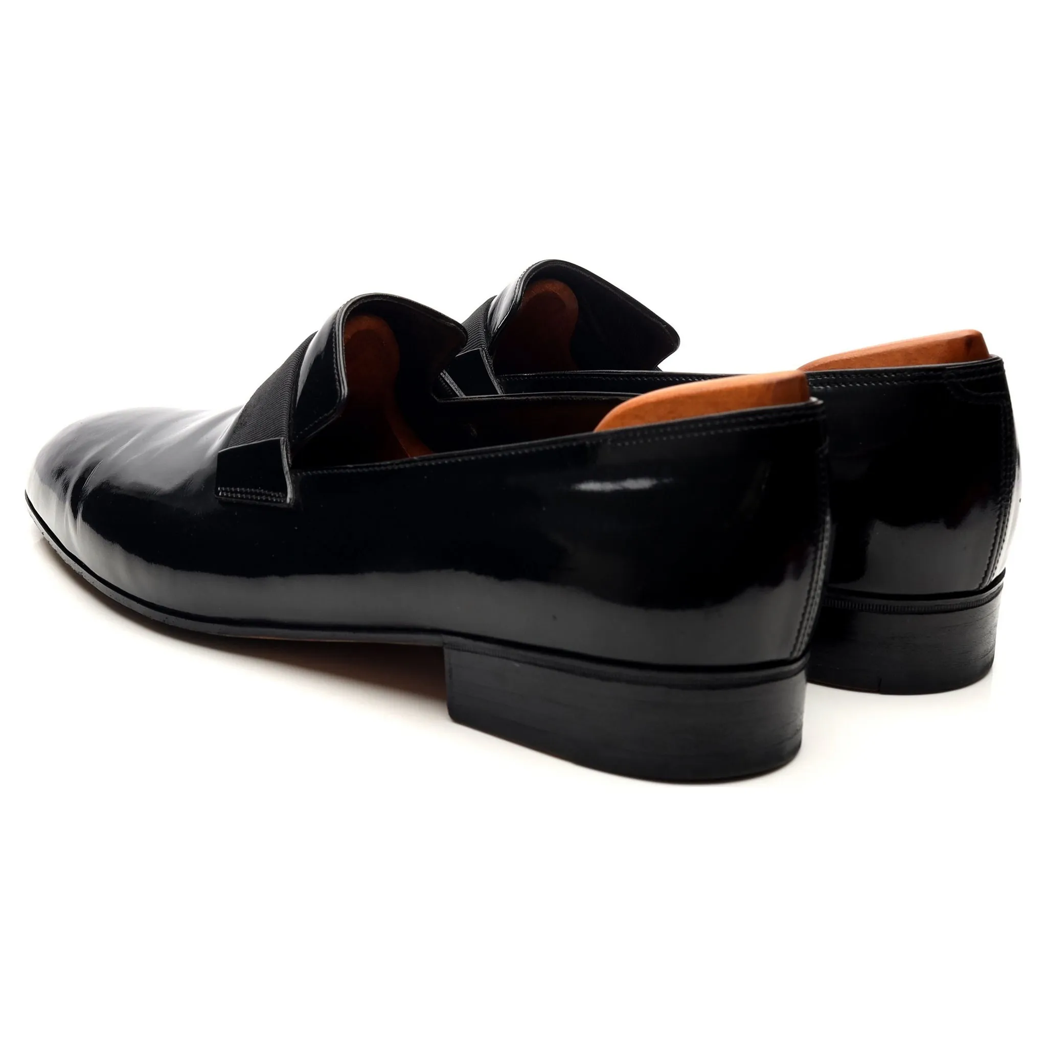 Bespoke Black Patent Leather Loafers UK 9.5 / UK 10