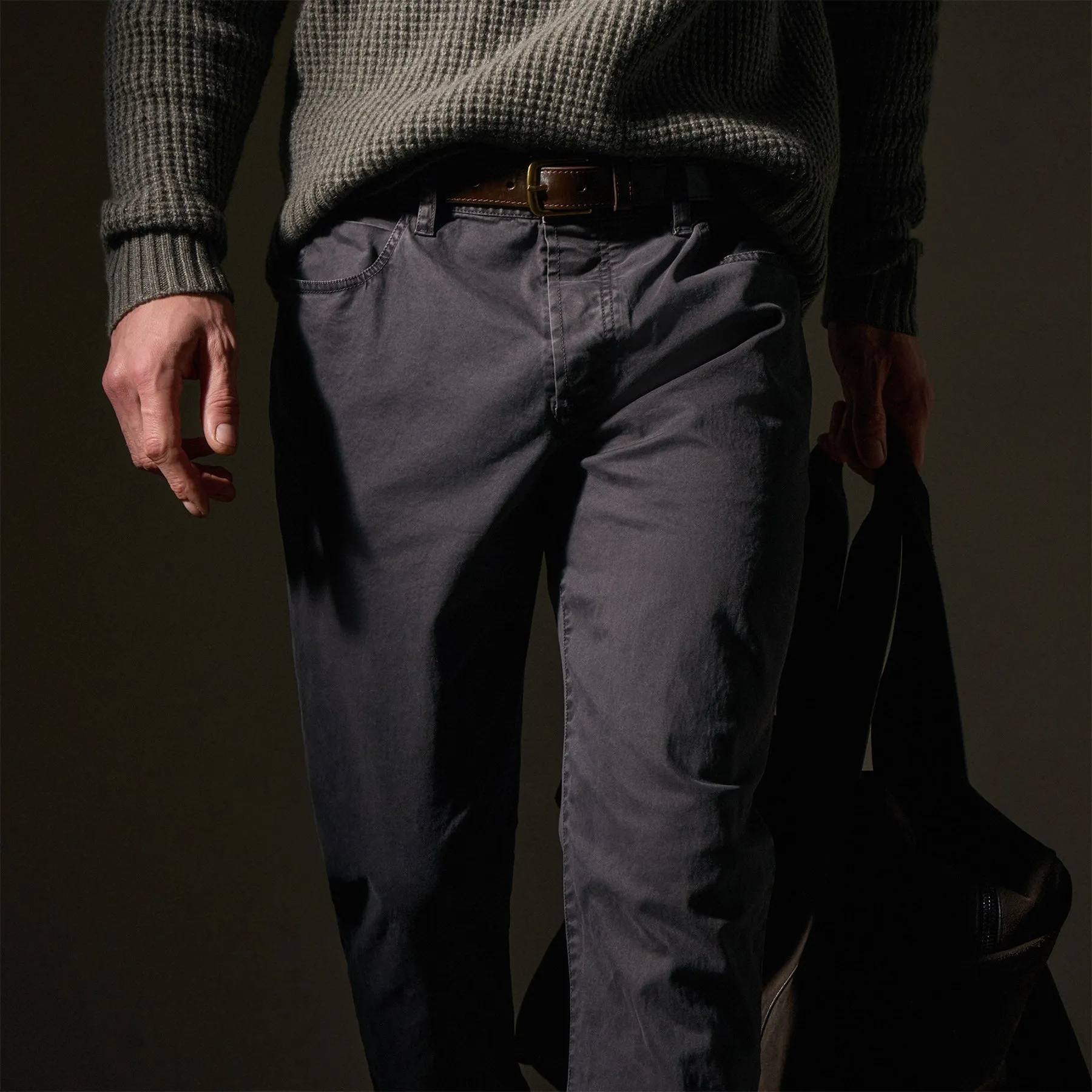 Brushed Twill 5 Pocket Pant - Magma Pigment