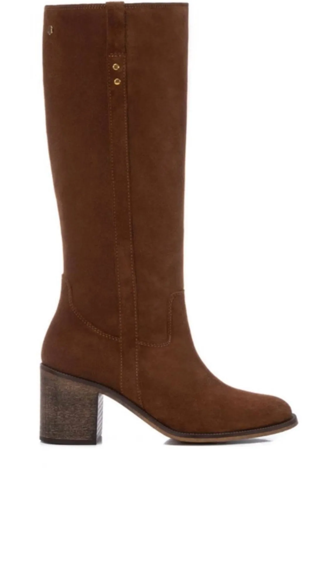 Carmela Ladies Block Heel Full Leg Boot