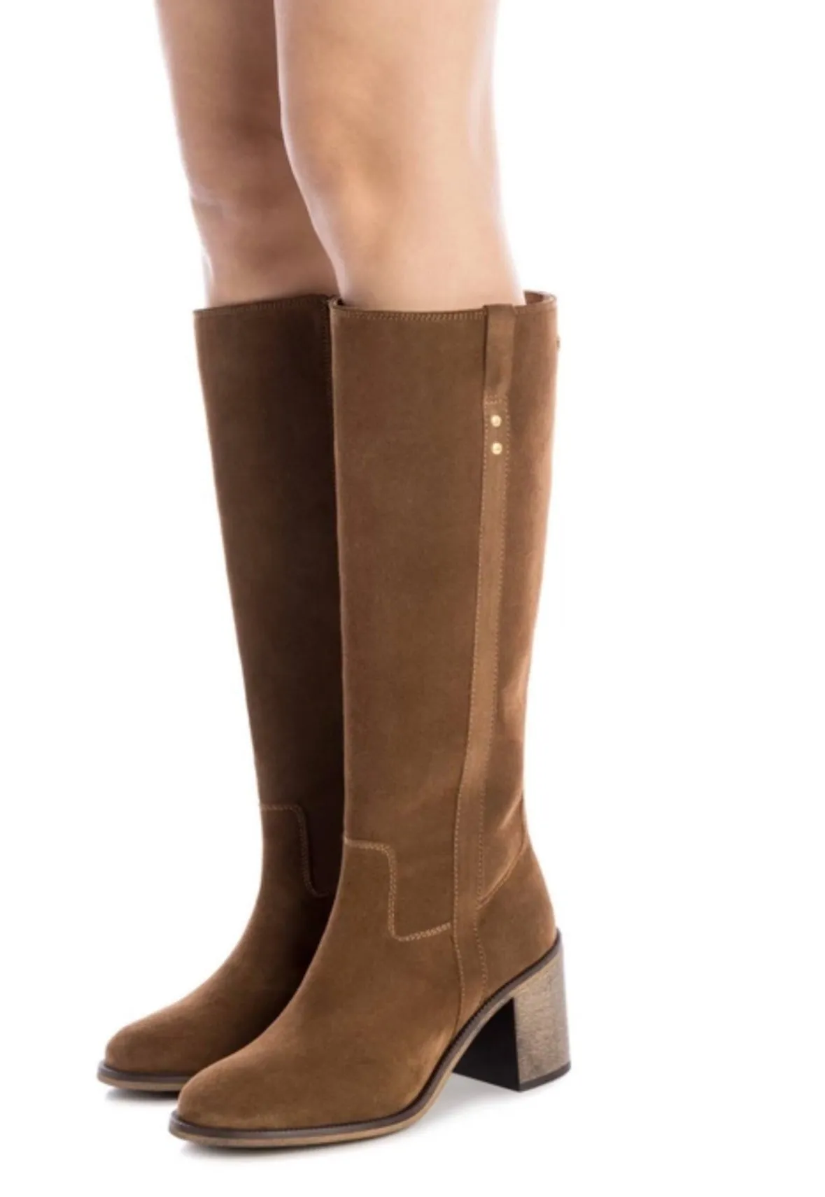 Carmela Ladies Block Heel Full Leg Boot