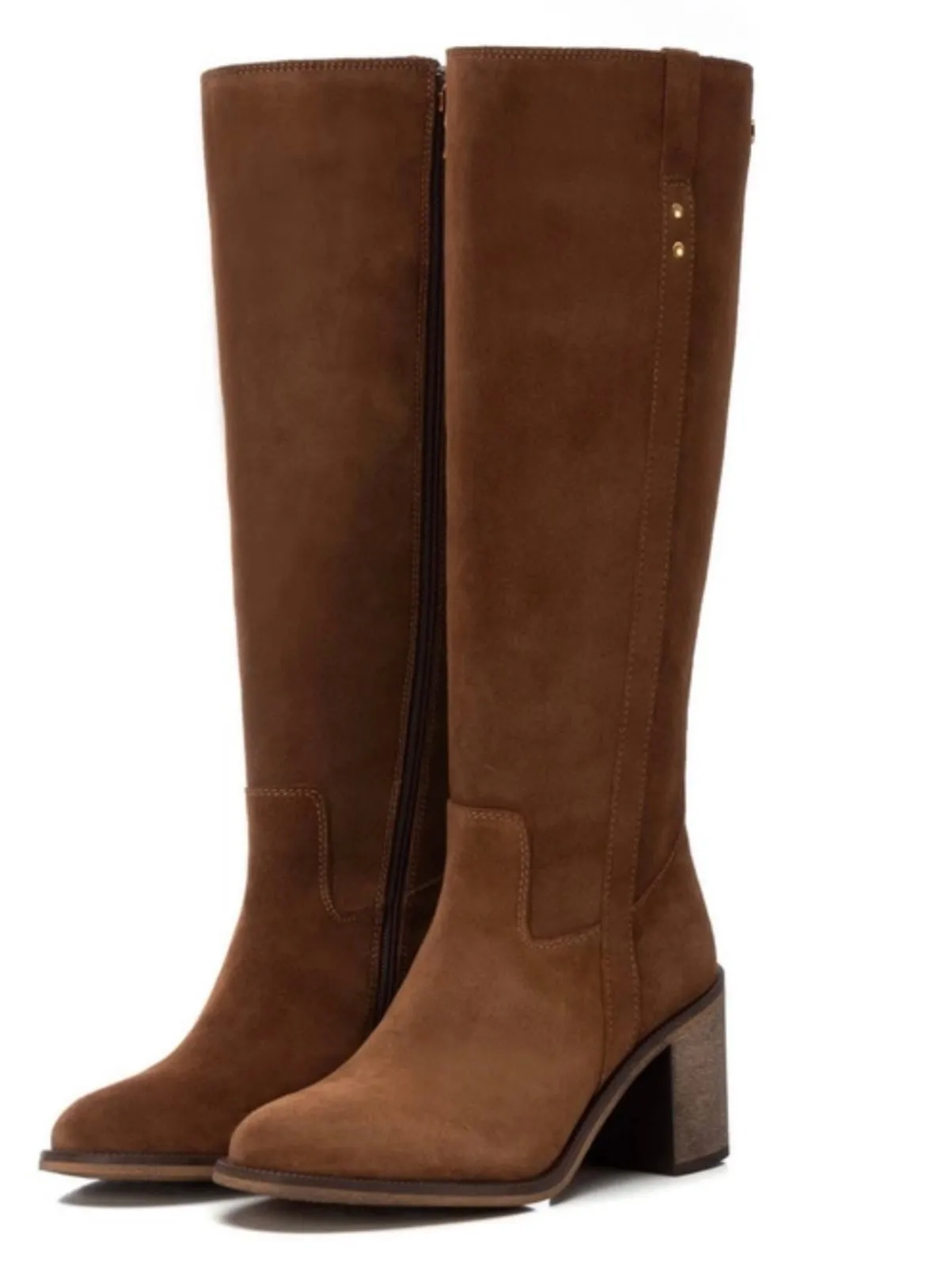 Carmela Ladies Block Heel Full Leg Boot