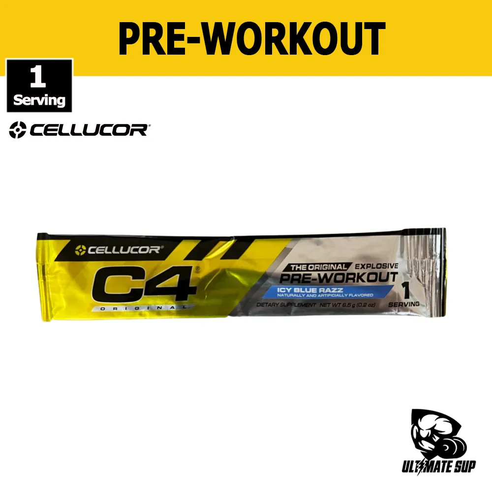 Cellucor, C4 Original Explosive, Pre Workout Supplement, 1 serving