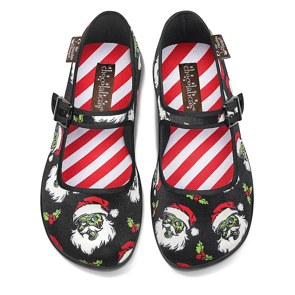 Chocolaticas® Bloody Christmas Women's Mary Jane Flat