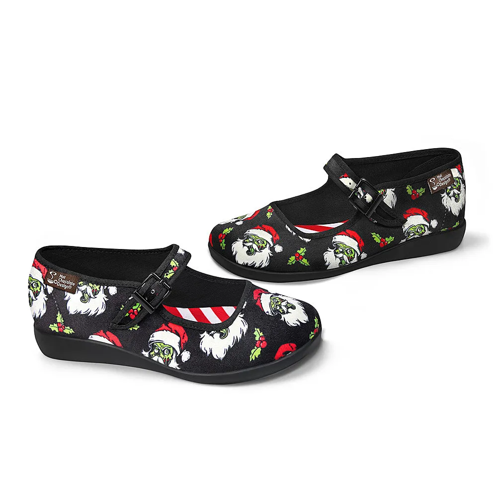 Chocolaticas® Bloody Christmas Women's Mary Jane Flat