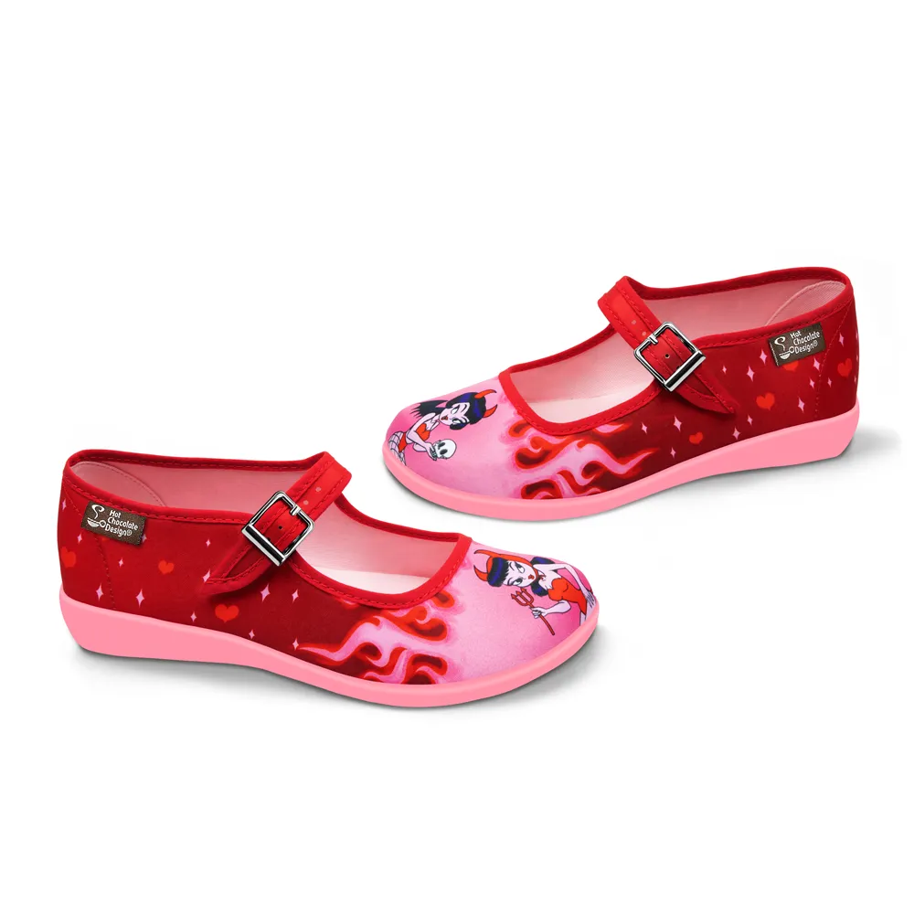 Chocolaticas® Devil 2 Women's Mary Jane Flat