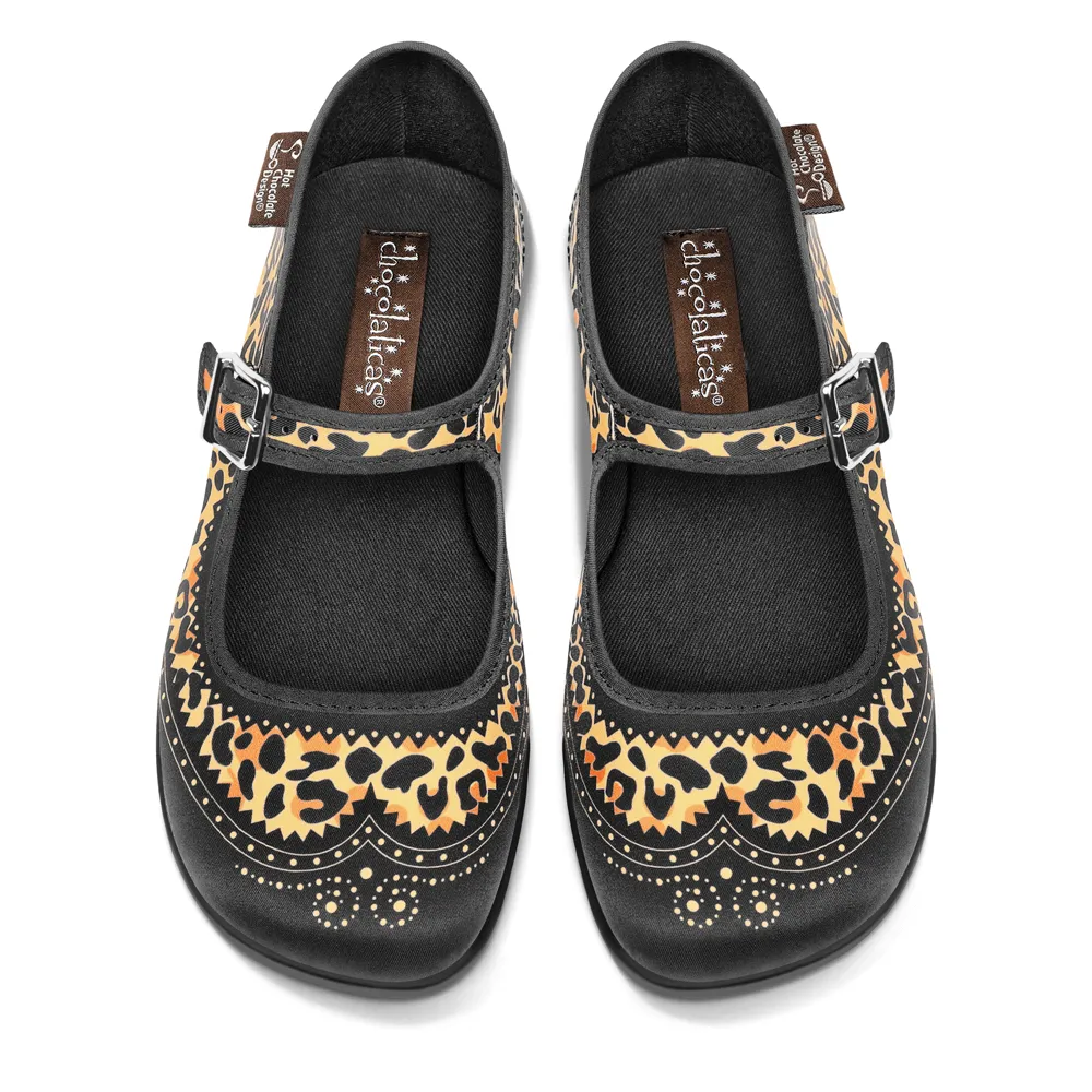 Chocolaticas® Havana Leopard Women's Mary Jane Flat