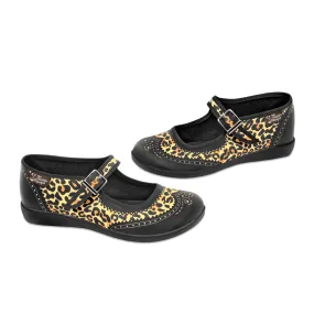 Chocolaticas® Havana Leopard Women's Mary Jane Flat