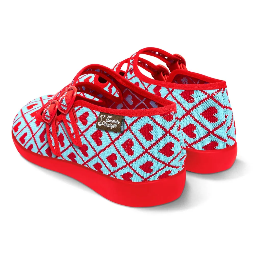 Chocolaticas® I Wove You  Women's Mary Jane Flat