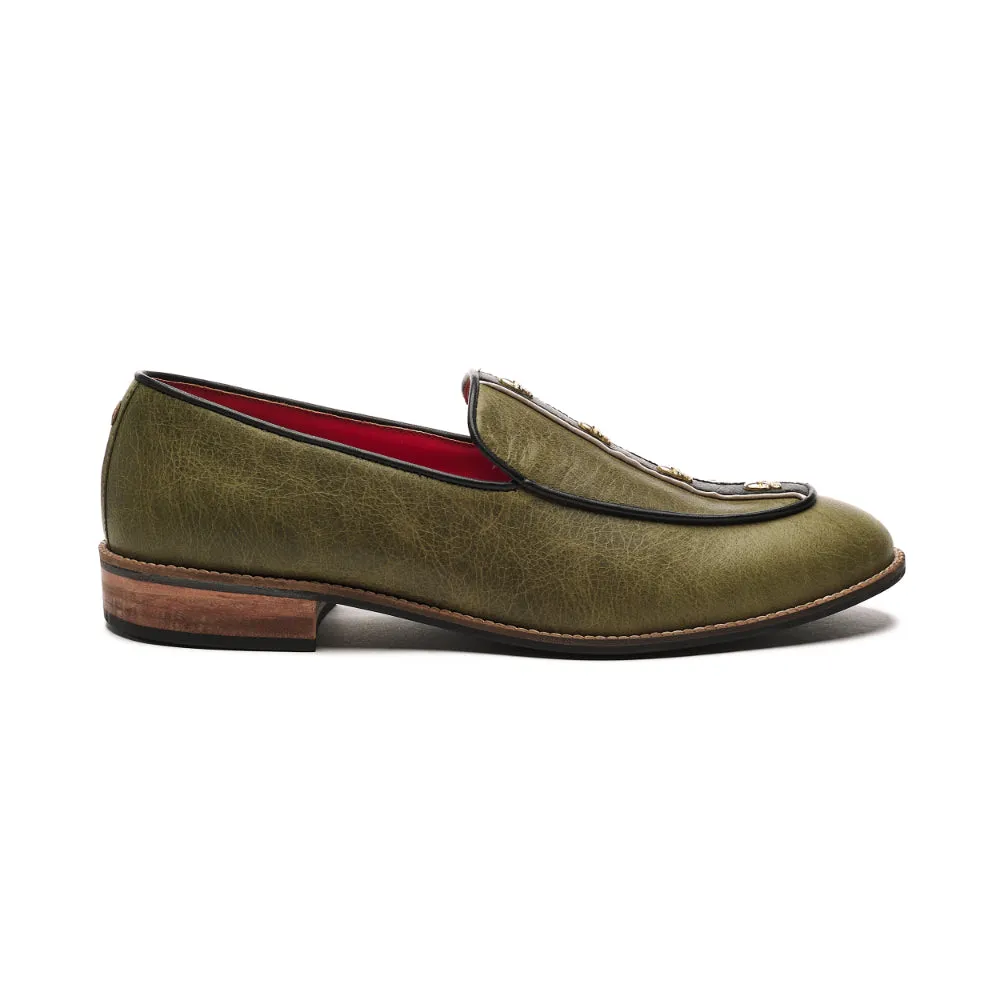 Cranium Loafers Men – Olive