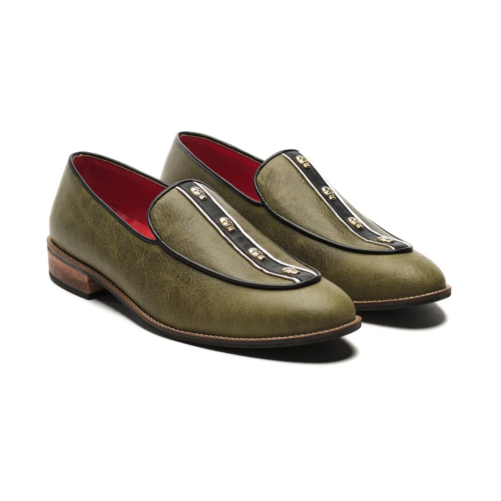 Cranium Loafers Men – Olive