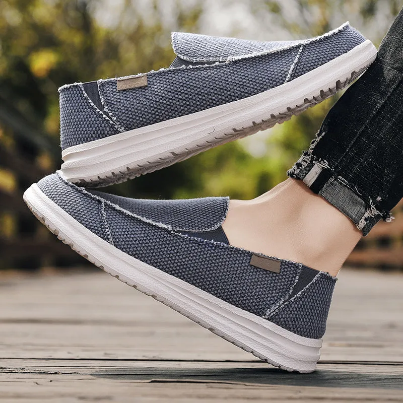 DOCKSIDE CANVAS LOAFERS