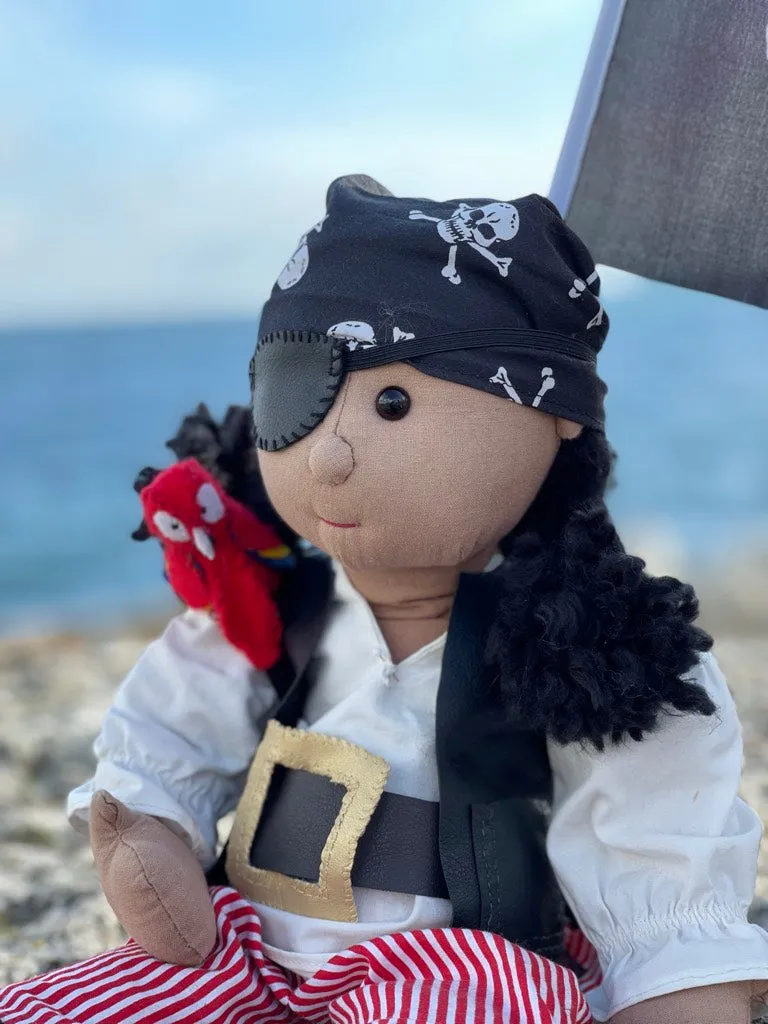 *DOWNLOAD* - A4 Pattern and Instructions - Rag Doll Pirate Outfit to fit our 54cm Rag Doll