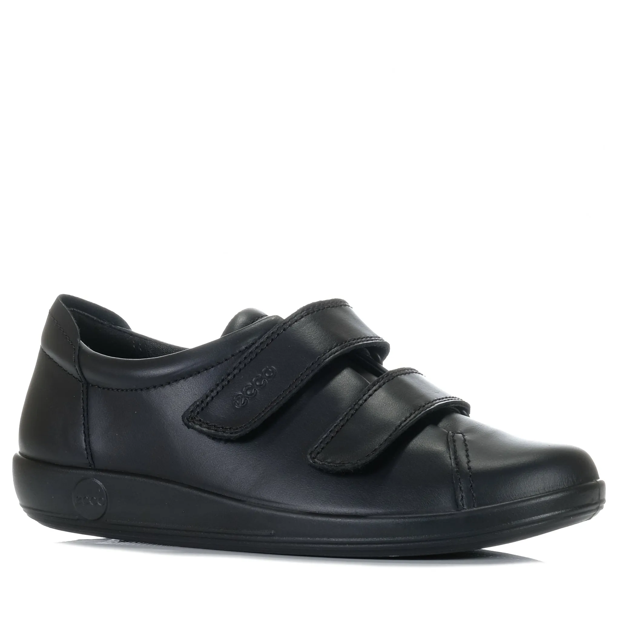 Ecco Soft 2.0 206513 Velcro Black Mono