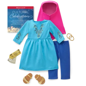 Eid al-Fitr Celebration Outfit for 18-inch Dolls