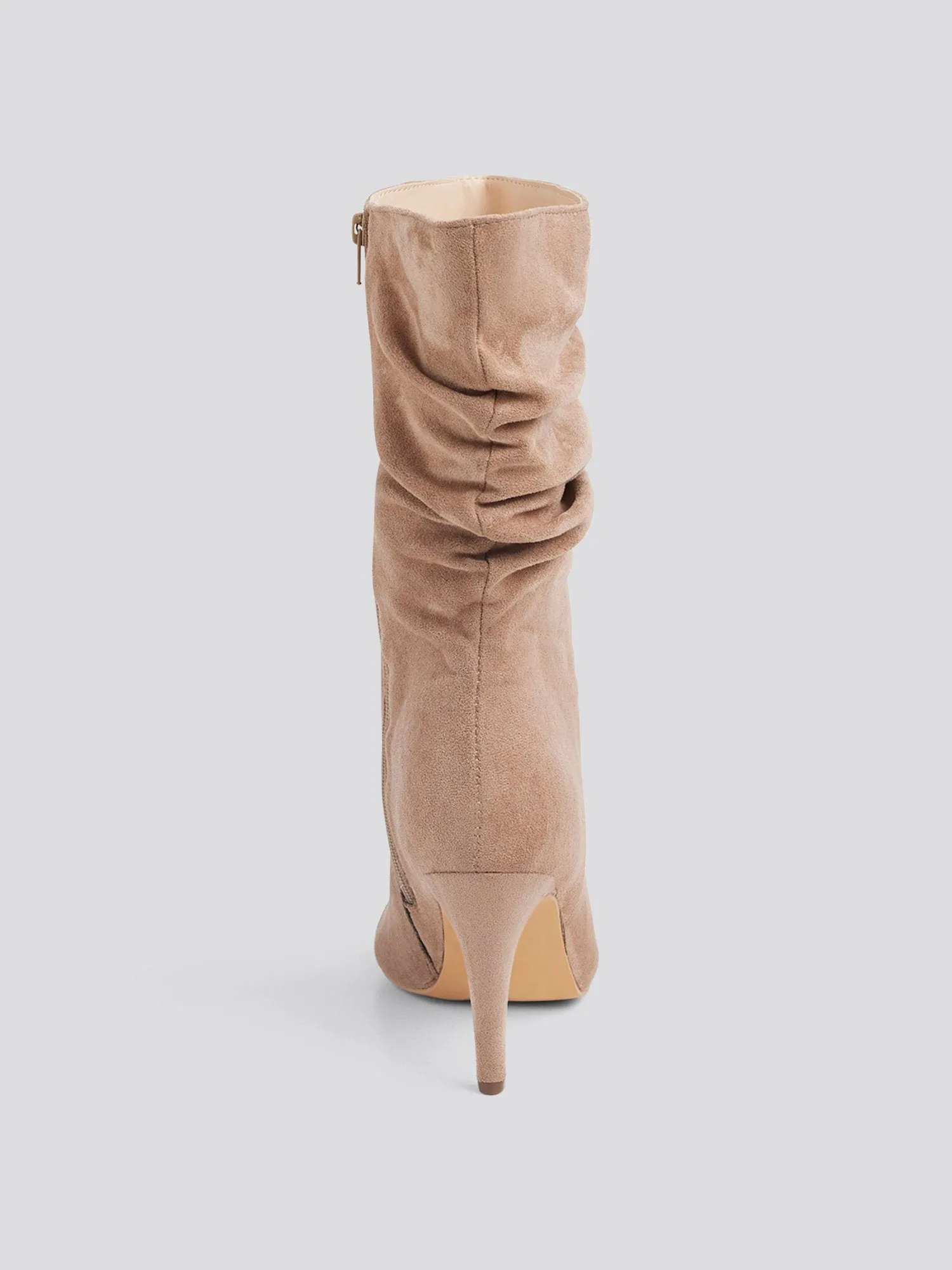 Fawn Wide Width Mid-Calf Slouch Boots