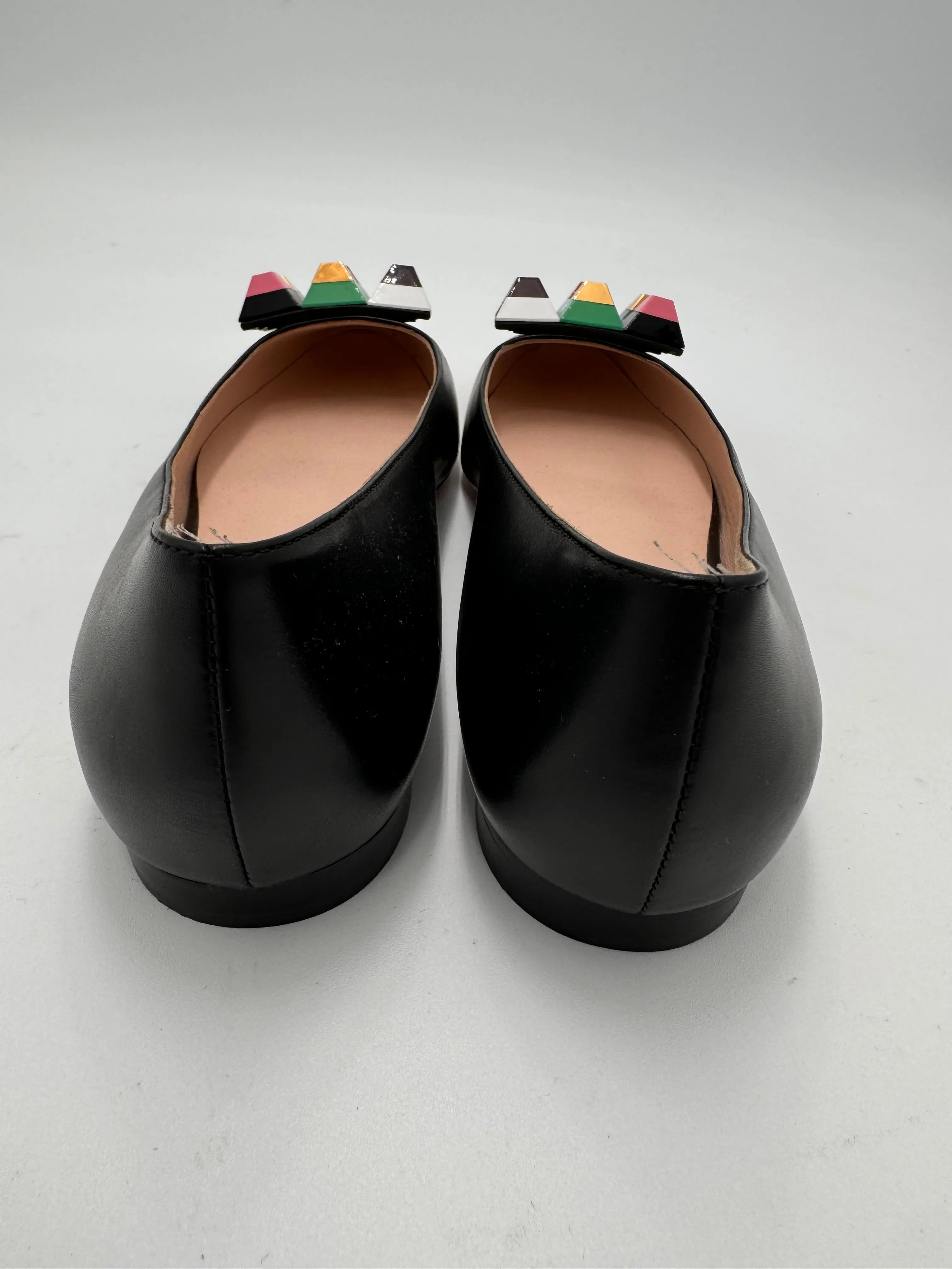 FENDI geometric colorful square embellishment flats size 36 (US 6)