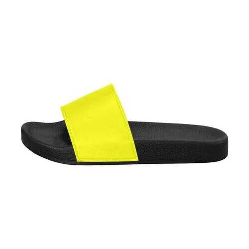 Flip-Flop Sandals, Bright Yellow Women's Slides