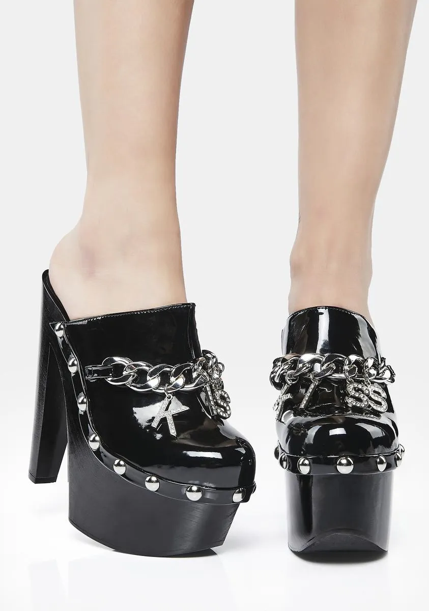 Foxy Platform Mules