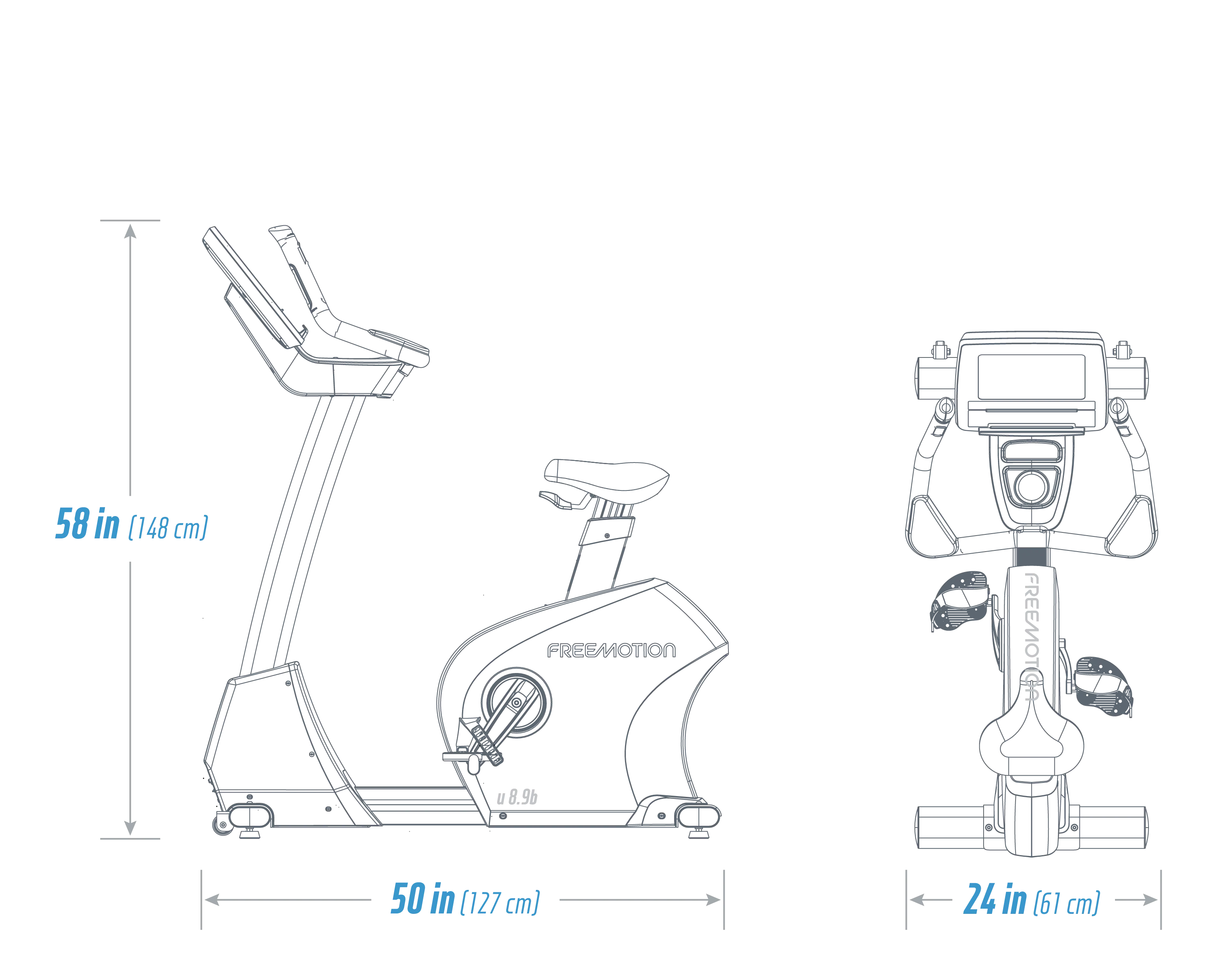 FreeMotion u8.9b Upright Bike