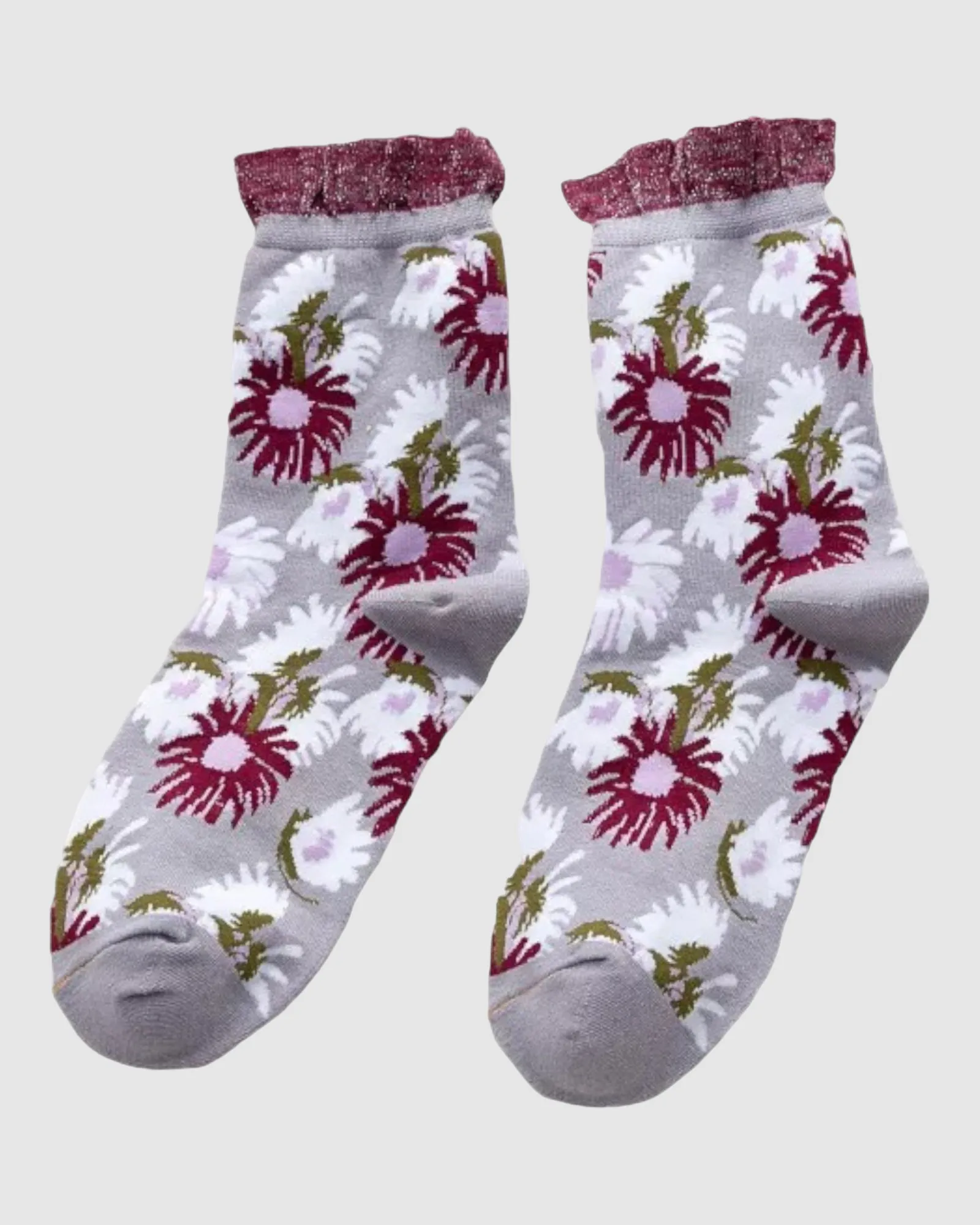 Garden Party Sock - Mauve