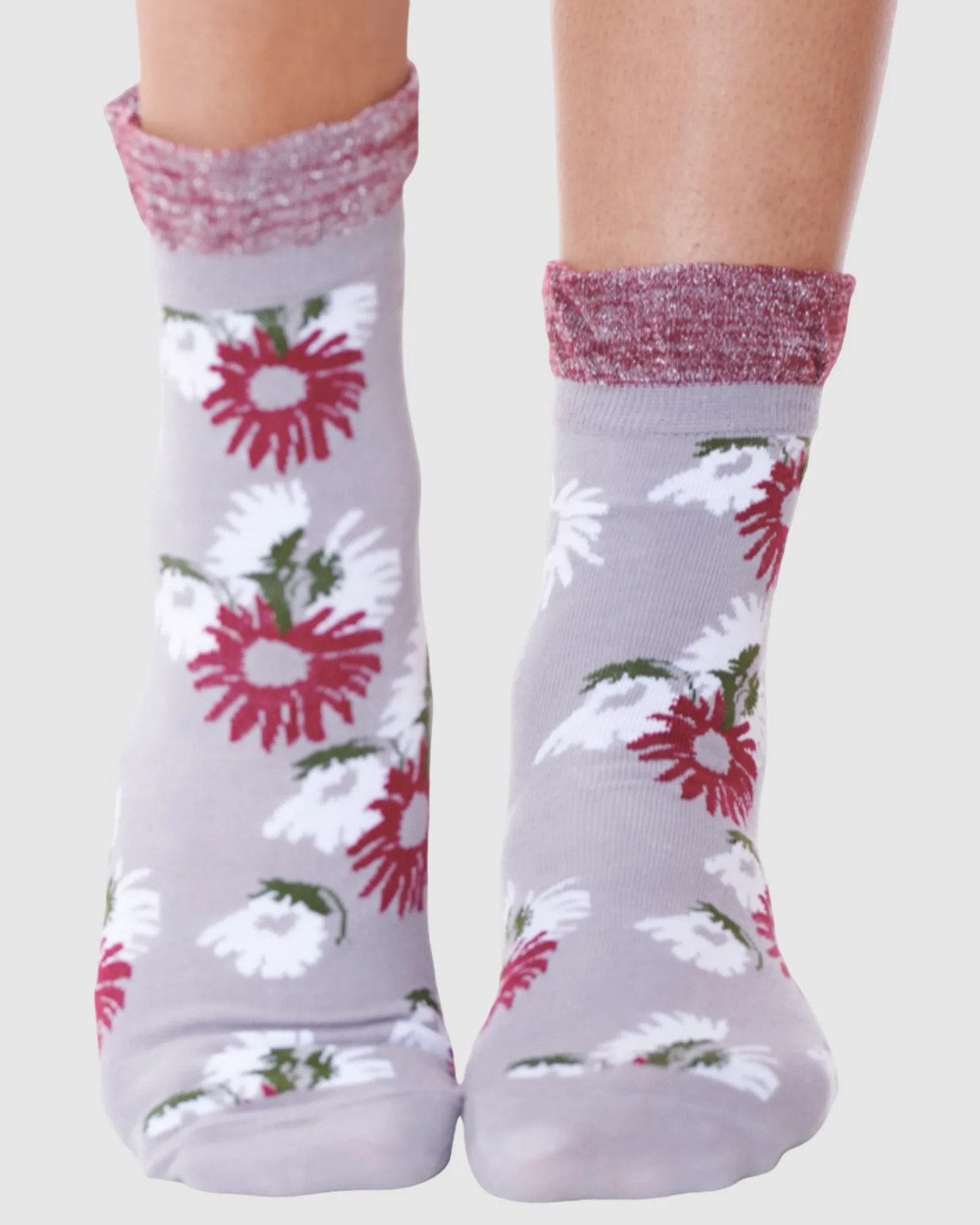 Garden Party Sock - Mauve