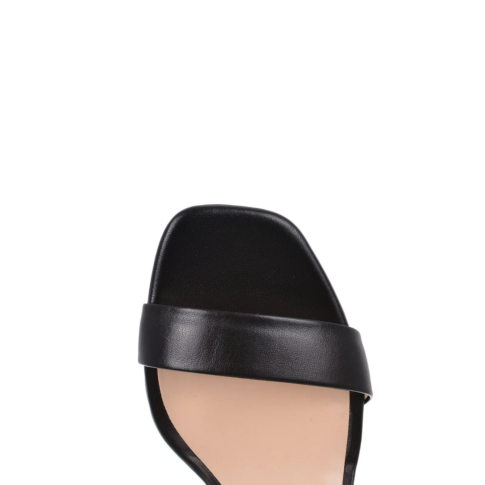 Gifu Nappa Black Leather Sandals