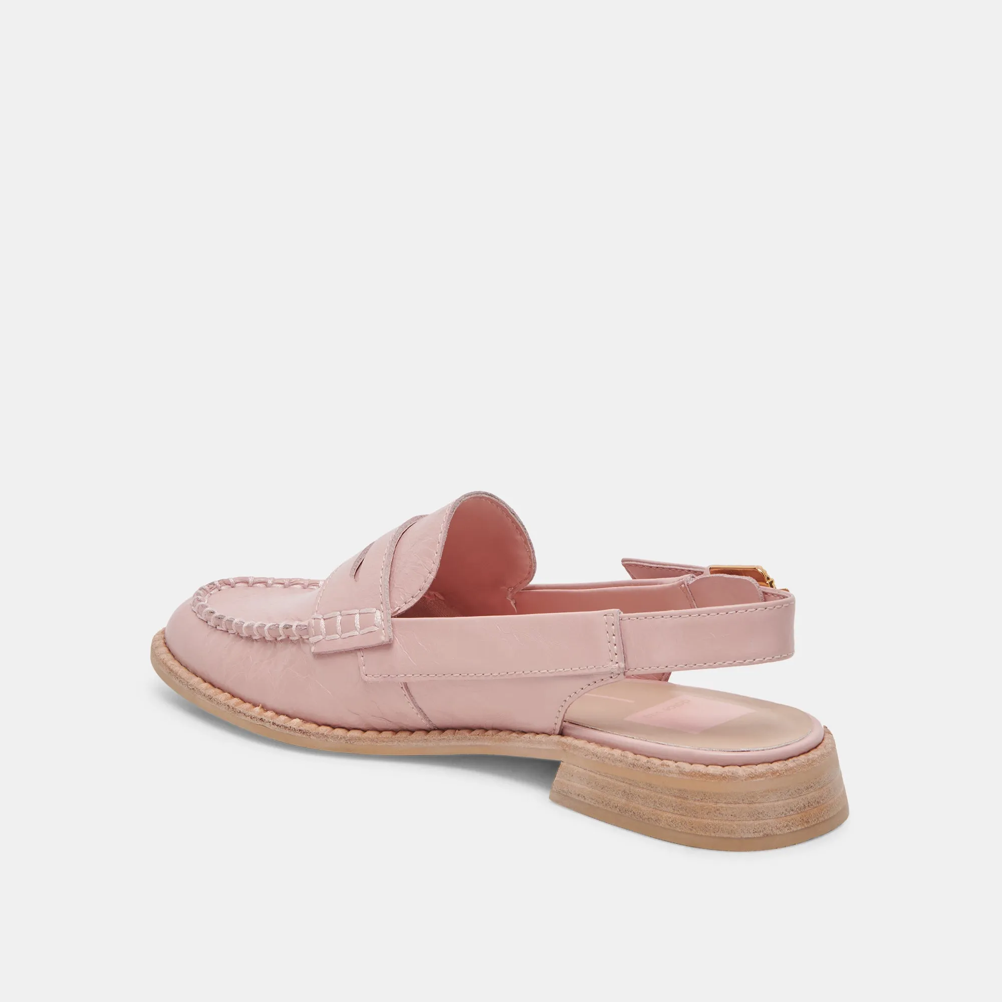 HARDI LOAFERS PINK CRINKLE PATENT