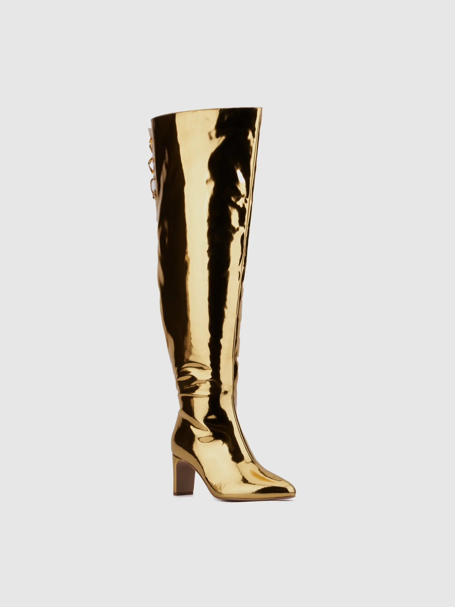 Hayya Thigh-High Wide Calf Boots