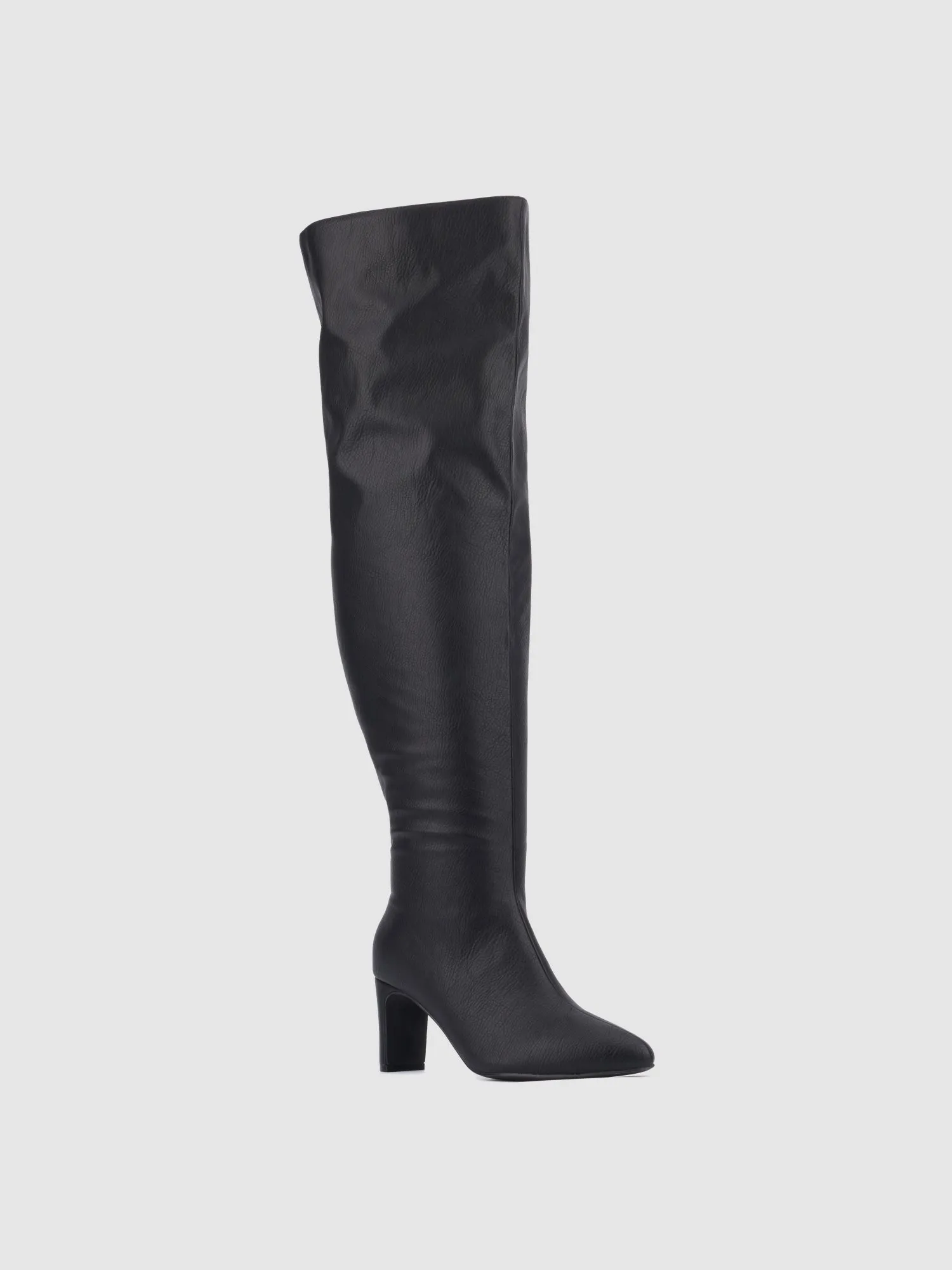 Hayya Thigh-High Wide Calf Boots