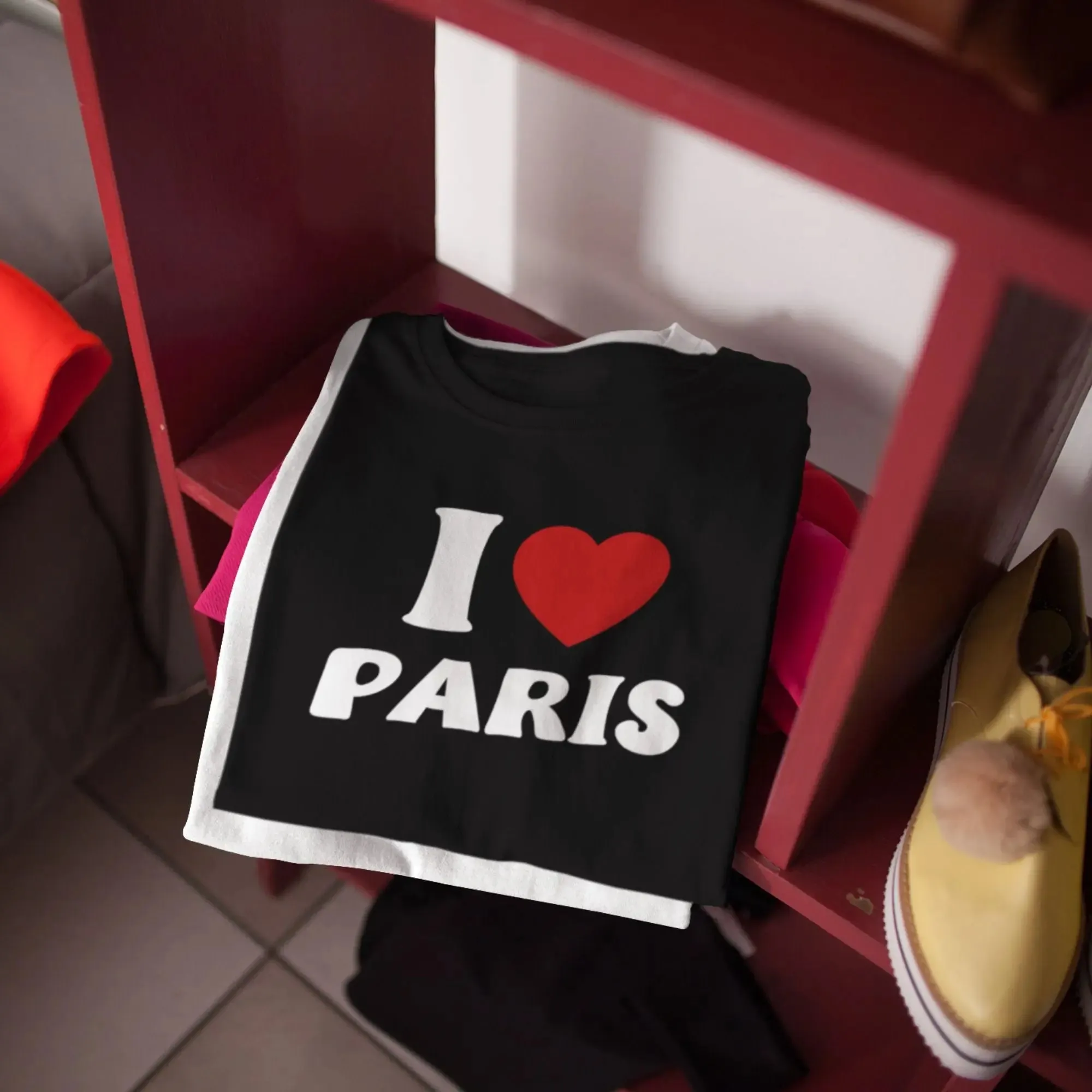 I Love Paris Oversize Classic T-Shirt