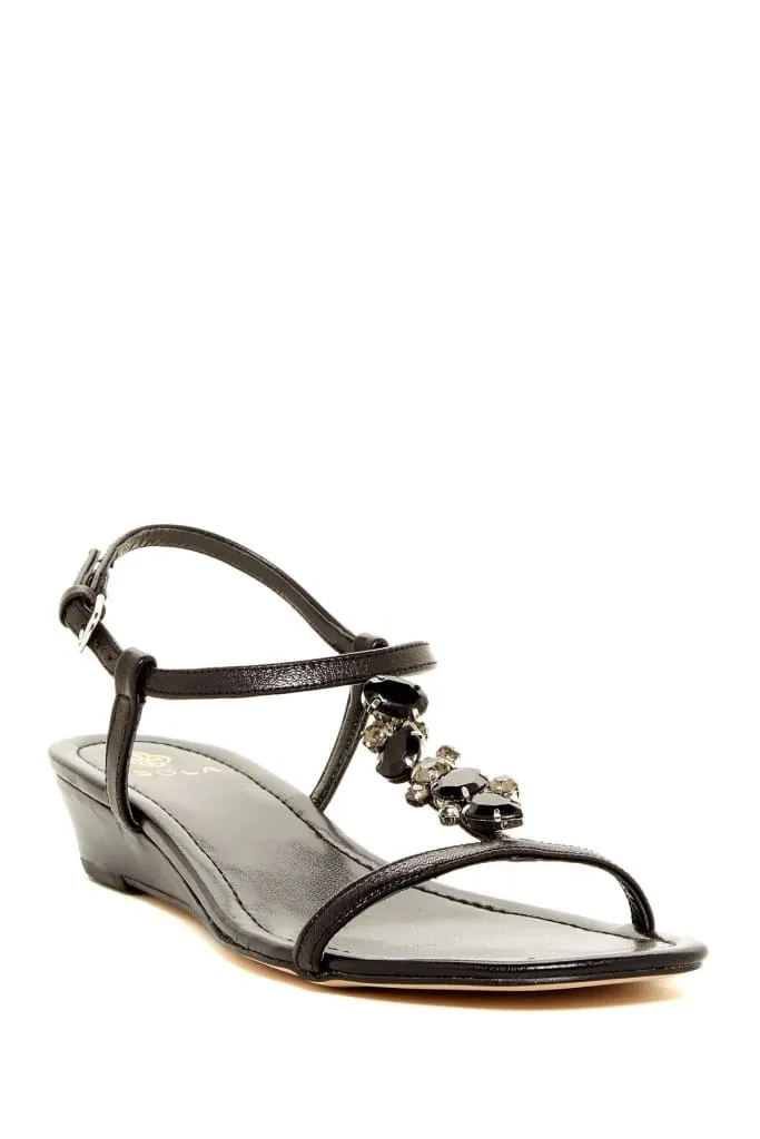 ISOLA Women's "Trista" T-strap Jeweled Sandal