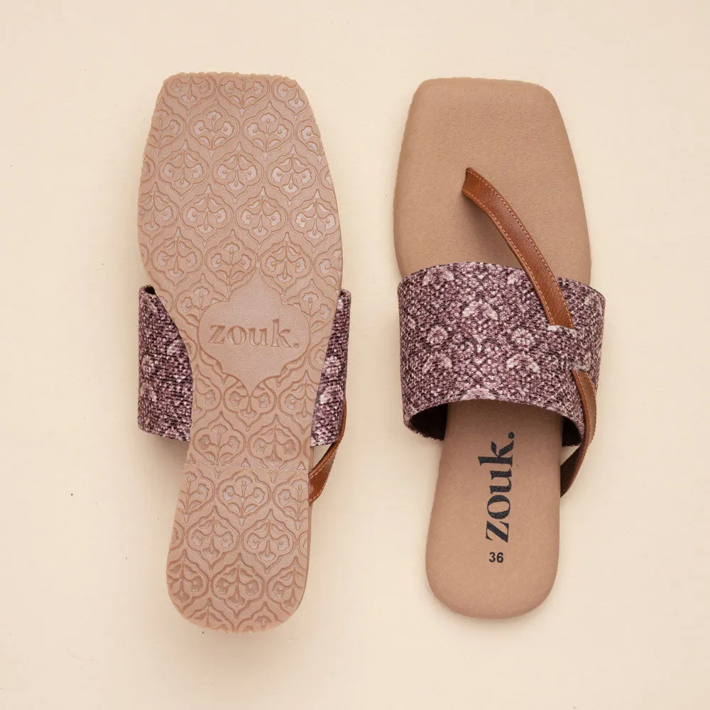 Kashmir Jhallar Side Toe Flats