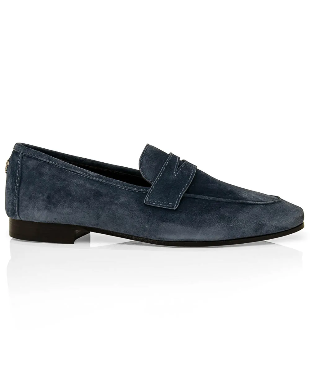 Light Blue Suede Flaneur Loafer