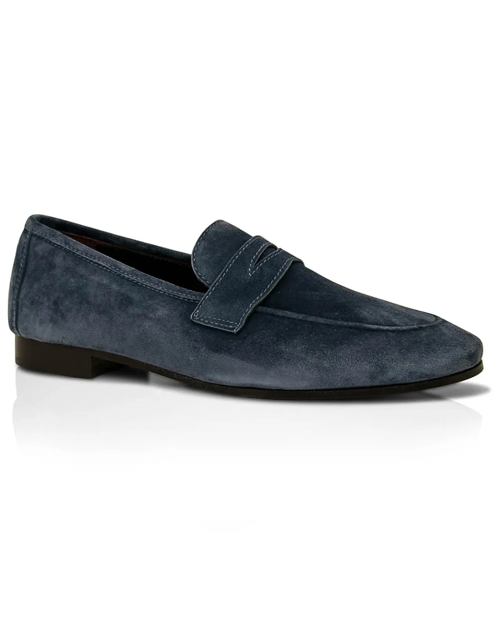 Light Blue Suede Flaneur Loafer