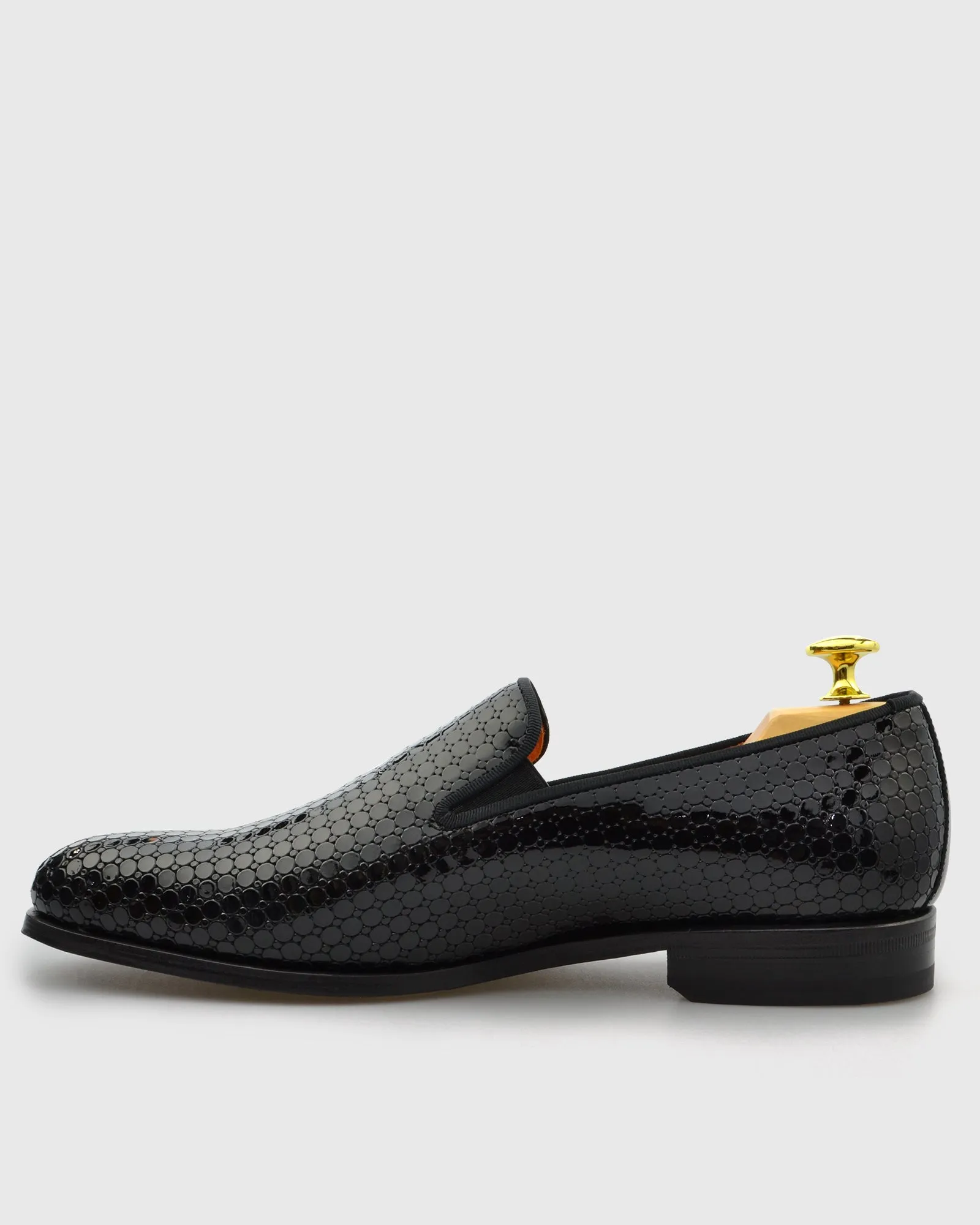 L'STONY 10855 LO PATENT BLACK LOAFER