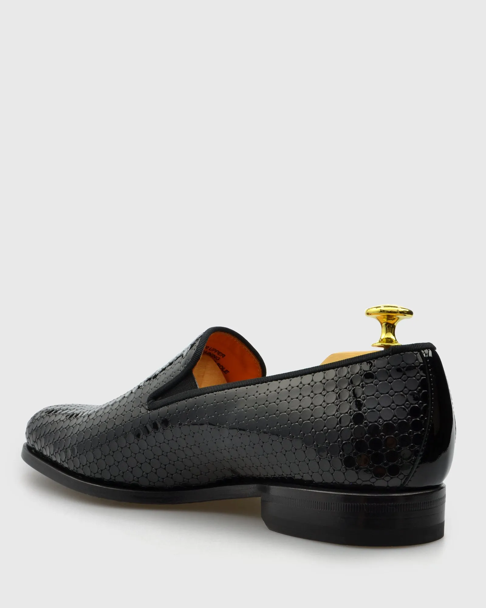 L'STONY 10855 LO PATENT BLACK LOAFER