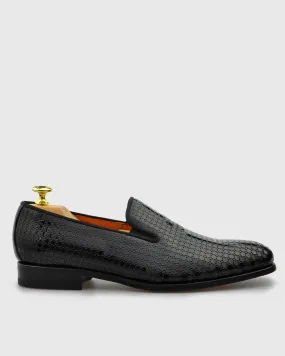 L'STONY 10855 LO PATENT BLACK LOAFER