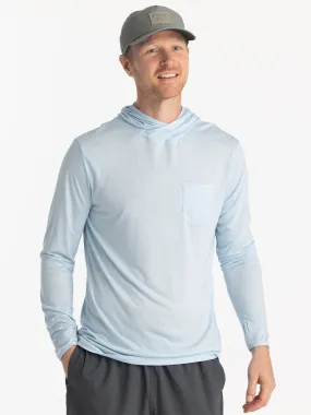 Men's Bamboo Lightweight Hoodie - Blue Bird